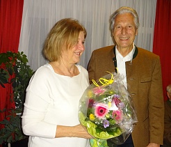 Margarethe und Dieter , Schriftführerin und Obmann - langjährige Stützen des Vereins