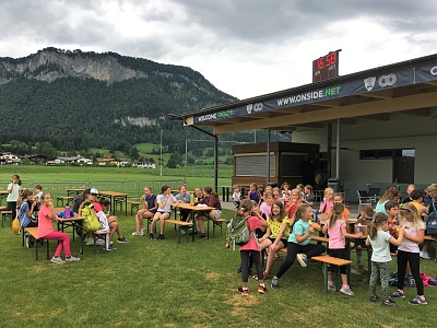 traditioneller Abschluss des Turnjahres mit einem Eis