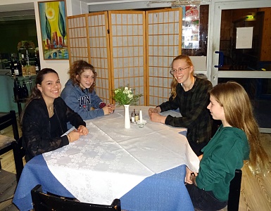 Selina, Maya, Eva und Katharina